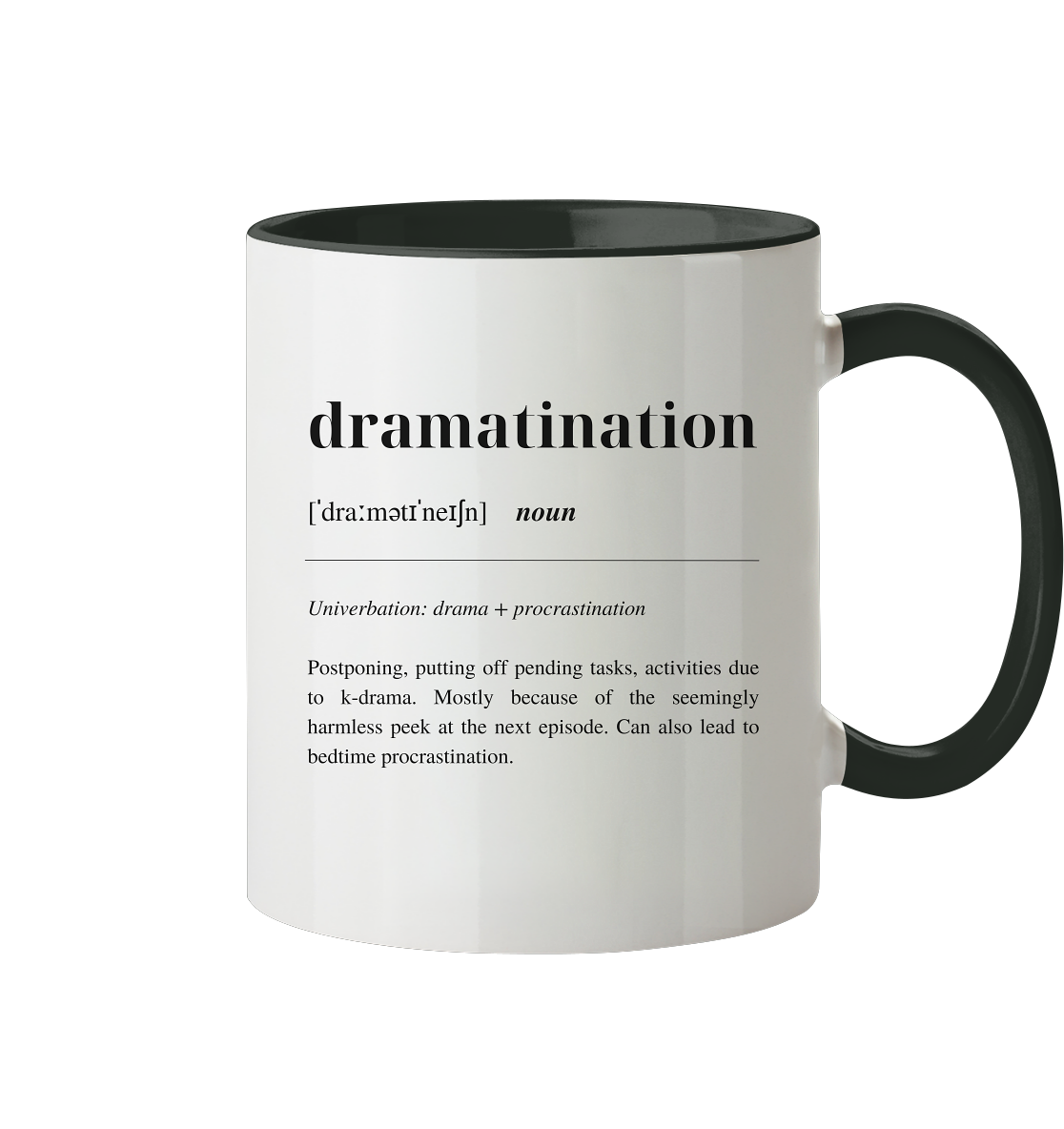 Dramatination - Tasse zweifarbig