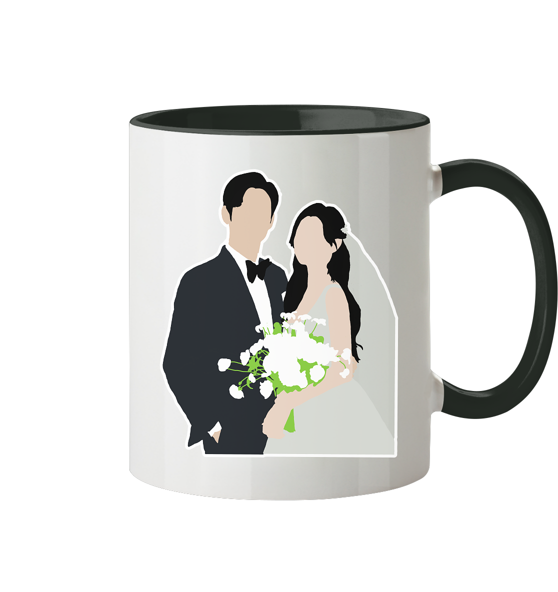 Queen of Tears - Kim Soo-hyun & Kim Ji-won - Baek Hyun-woo & Hong Hae-in - 2 - Tasse zweifarbig