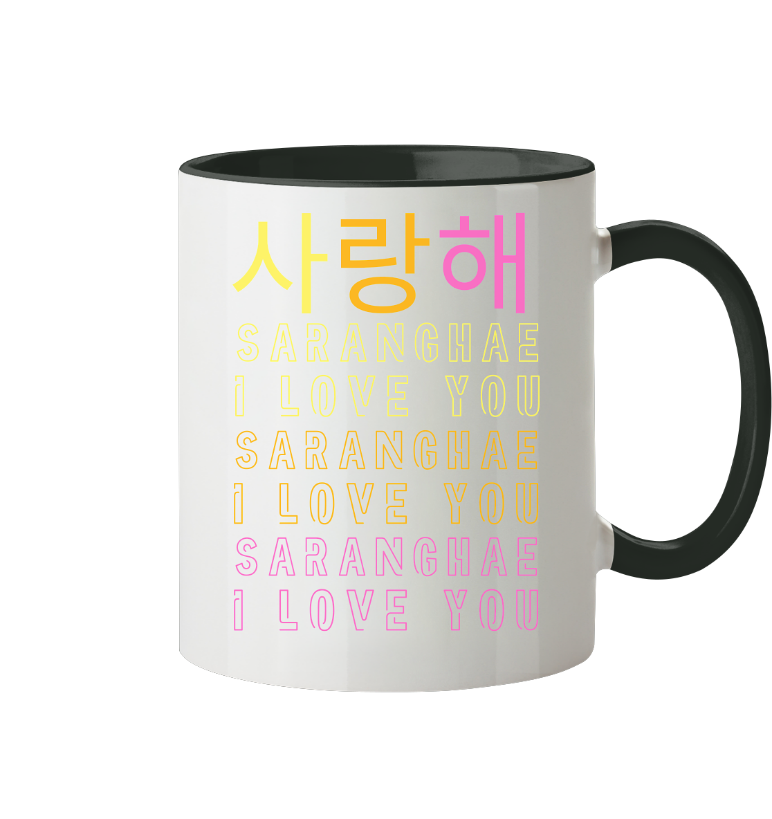 SARANGHAE I LOVE YOU - Tasse zweifarbig