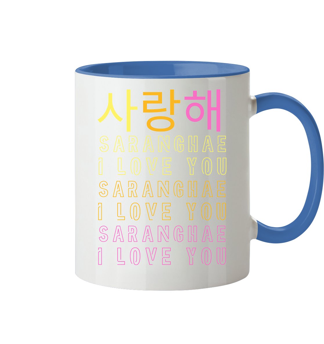 SARANGHAE I LOVE YOU - Tasse zweifarbig