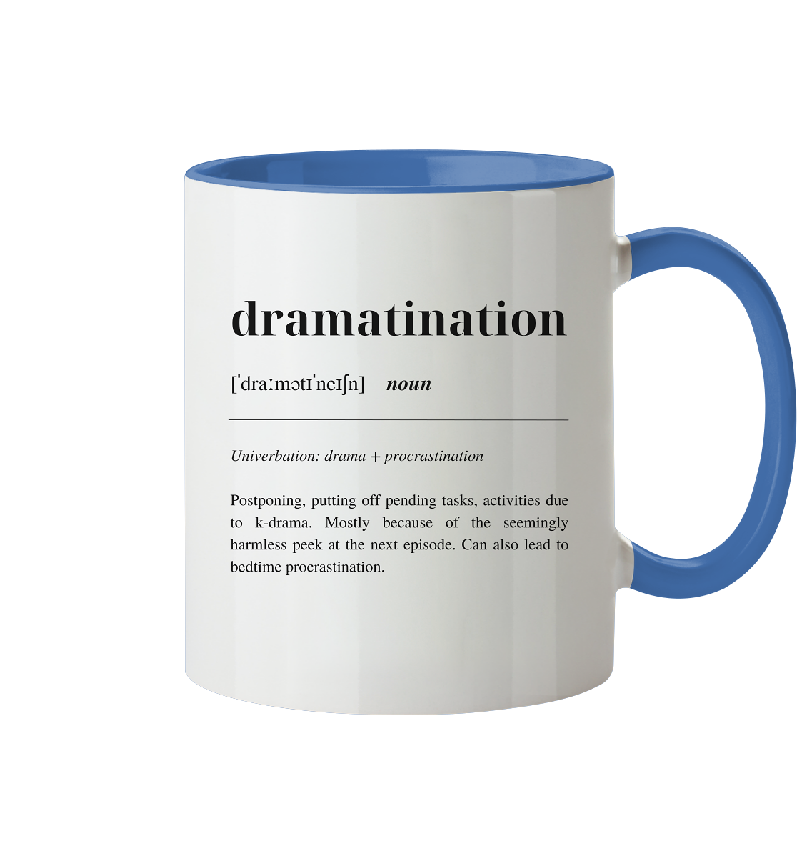 Dramatination - Tasse zweifarbig