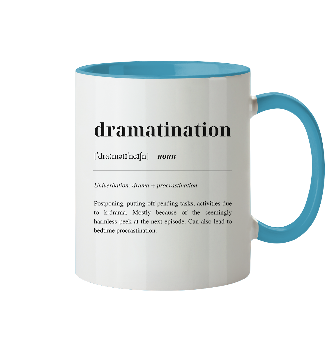 Dramatination - Tasse zweifarbig