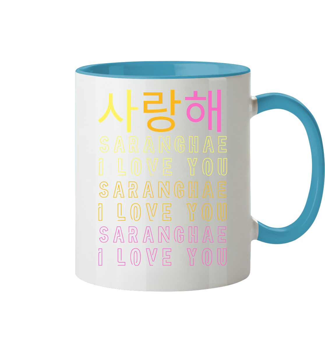 SARANGHAE I LOVE YOU - Tasse zweifarbig