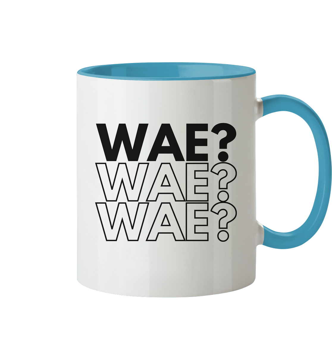 WAE? WAE? WAE? - Tasse zweifarbig