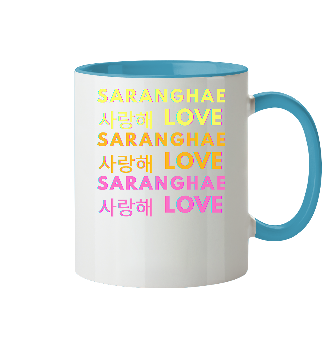 SARANGHAE LOVE NEON - Tasse zweifarbig