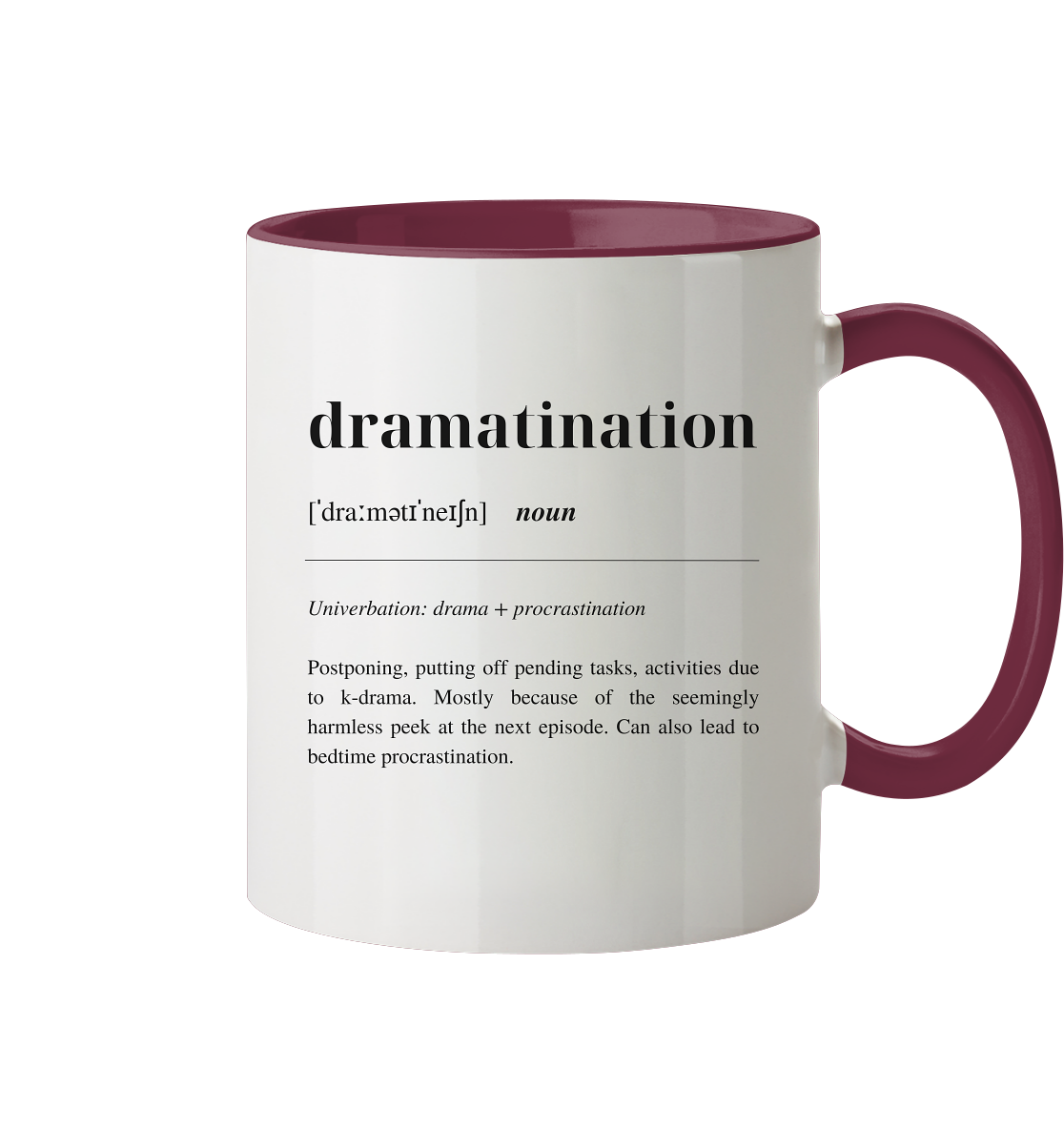 Dramatination - Tasse zweifarbig