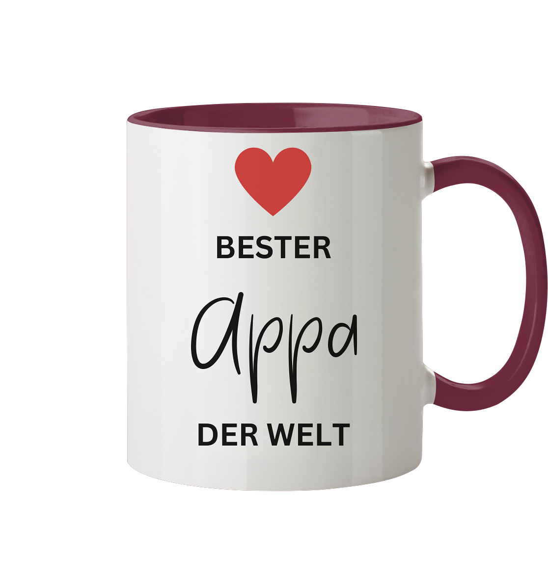 APPA DEFINITION + BESTER APPA - BEIDSEITIG - Tasse zweifarbig