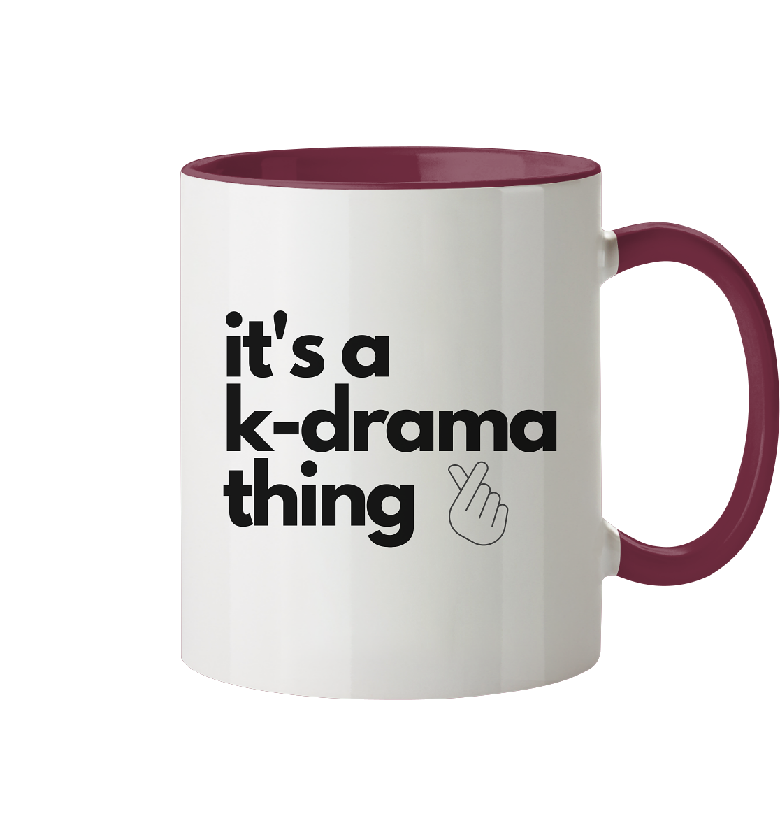 It's a K-Drama Thing - Tasse zweifarbig