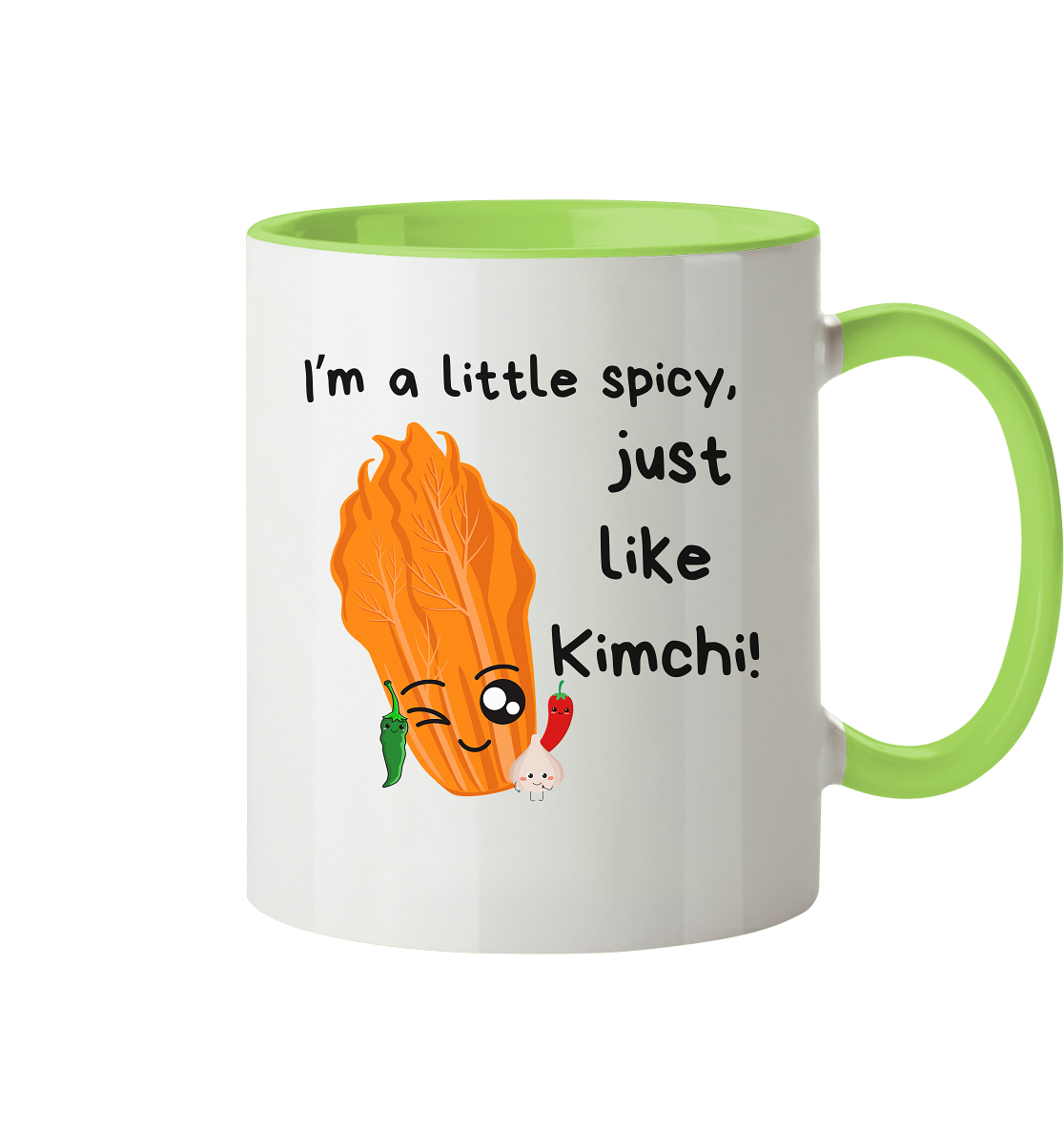 SPICY LIKE KIMCHI - Tasse zweifarbig