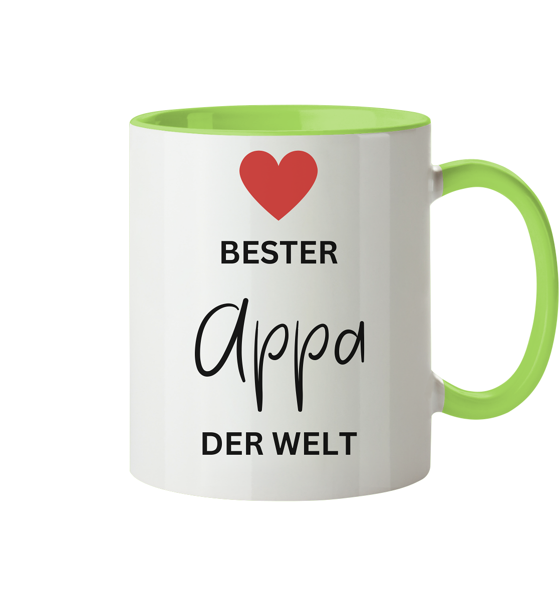 APPA DEFINITION + BESTER APPA - BEIDSEITIG - Tasse zweifarbig