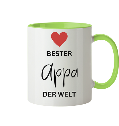 APPA DEFINITION + BESTER APPA - BEIDSEITIG - Tasse zweifarbig