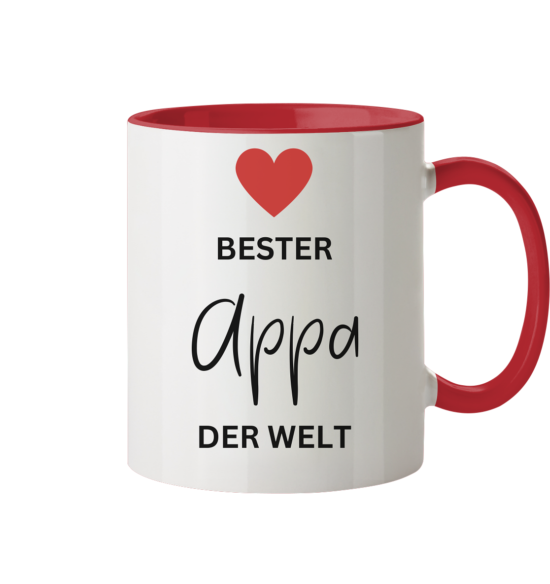 APPA DEFINITION + BESTER APPA - BEIDSEITIG - Tasse zweifarbig