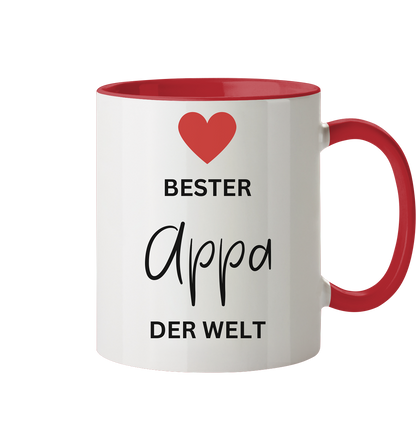 APPA DEFINITION + BESTER APPA - BEIDSEITIG - Tasse zweifarbig