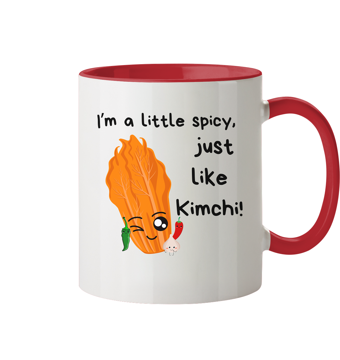 SPICY LIKE KIMCHI - Tasse zweifarbig