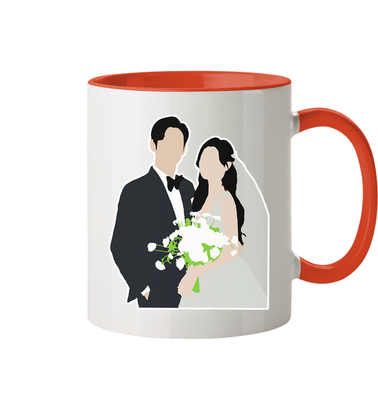 Queen of Tears - Kim Soo-hyun & Kim Ji-won - Baek Hyun-woo & Hong Hae-in - 2 - Tasse zweifarbig