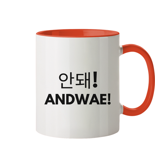 ANDWAE! - Tasse zweifarbig