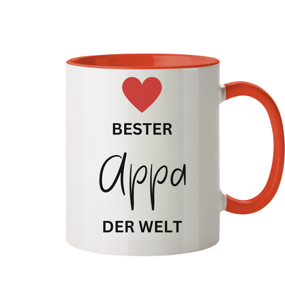 APPA DEFINITION + BESTER APPA - BEIDSEITIG - Tasse zweifarbig