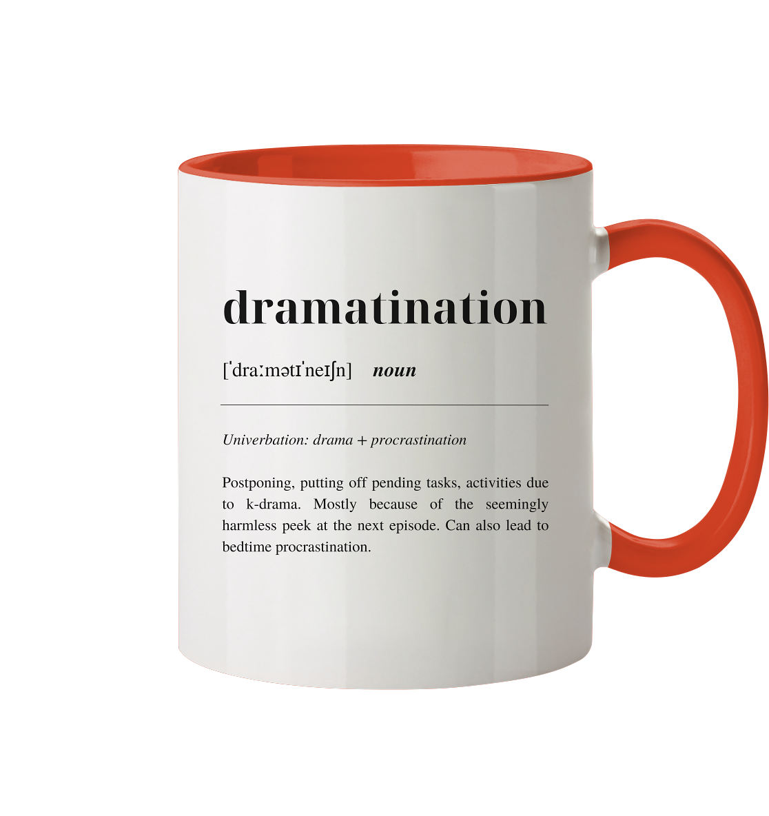 Dramatination - Tasse zweifarbig