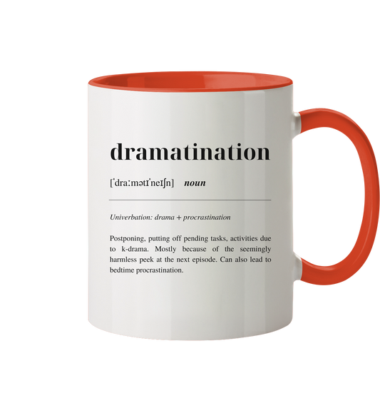 Dramatination - Tasse zweifarbig