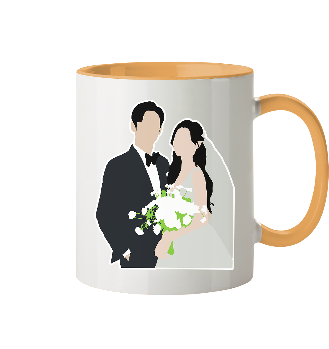 Queen of Tears - Kim Soo-hyun & Kim Ji-won - Baek Hyun-woo & Hong Hae-in - 2 - Tasse zweifarbig