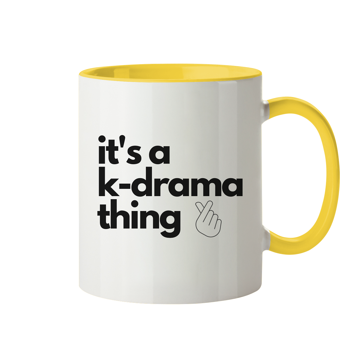 It's a K-Drama Thing - Tasse zweifarbig