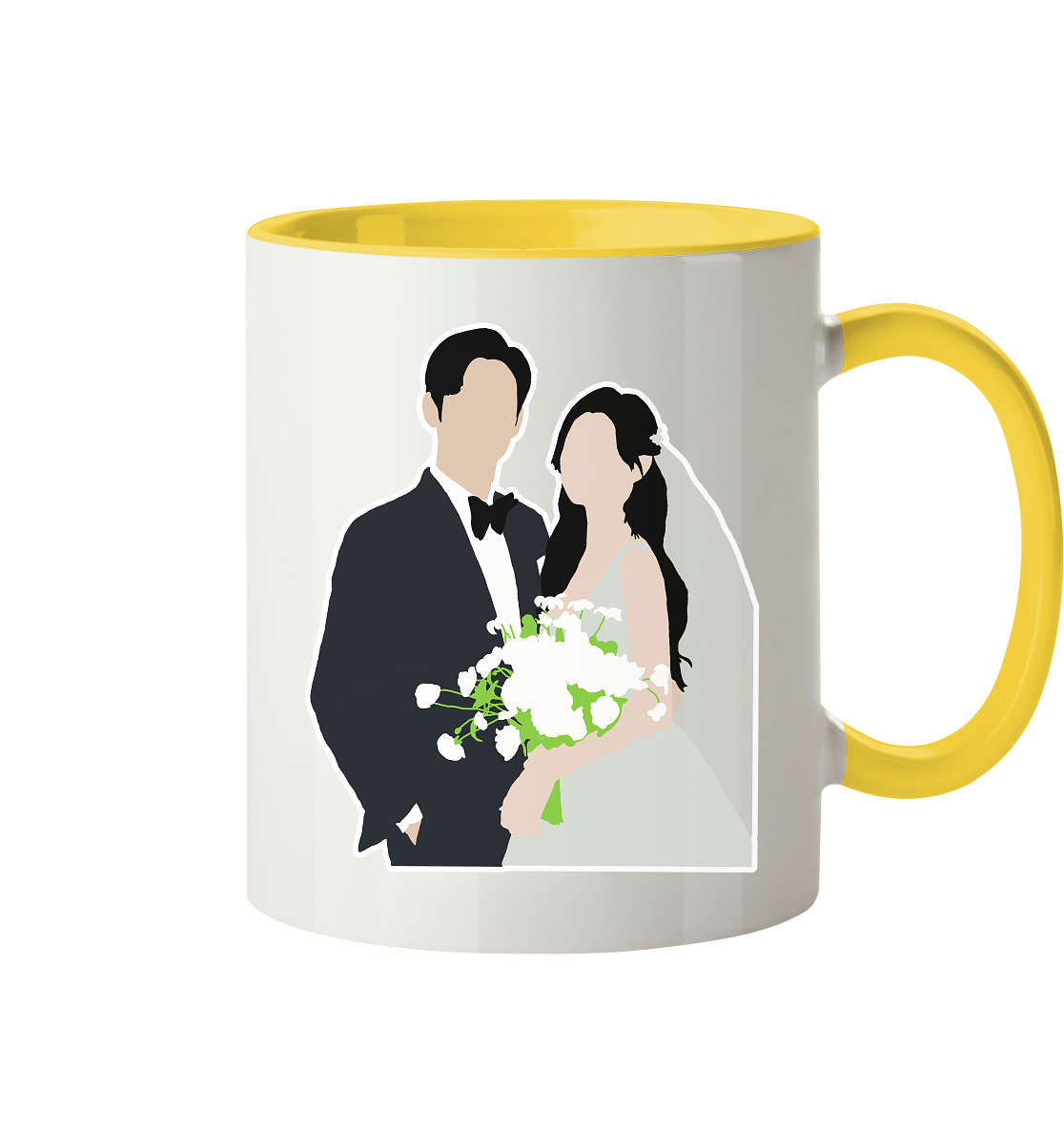 Queen of Tears - Kim Soo-hyun & Kim Ji-won - Baek Hyun-woo & Hong Hae-in - 2 - Tasse zweifarbig