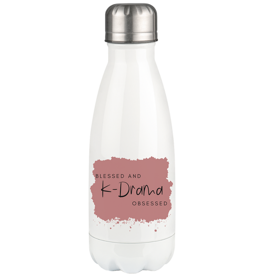 BLESSED AND K-DRAMA OBSESSED - Thermoflasche 350ml