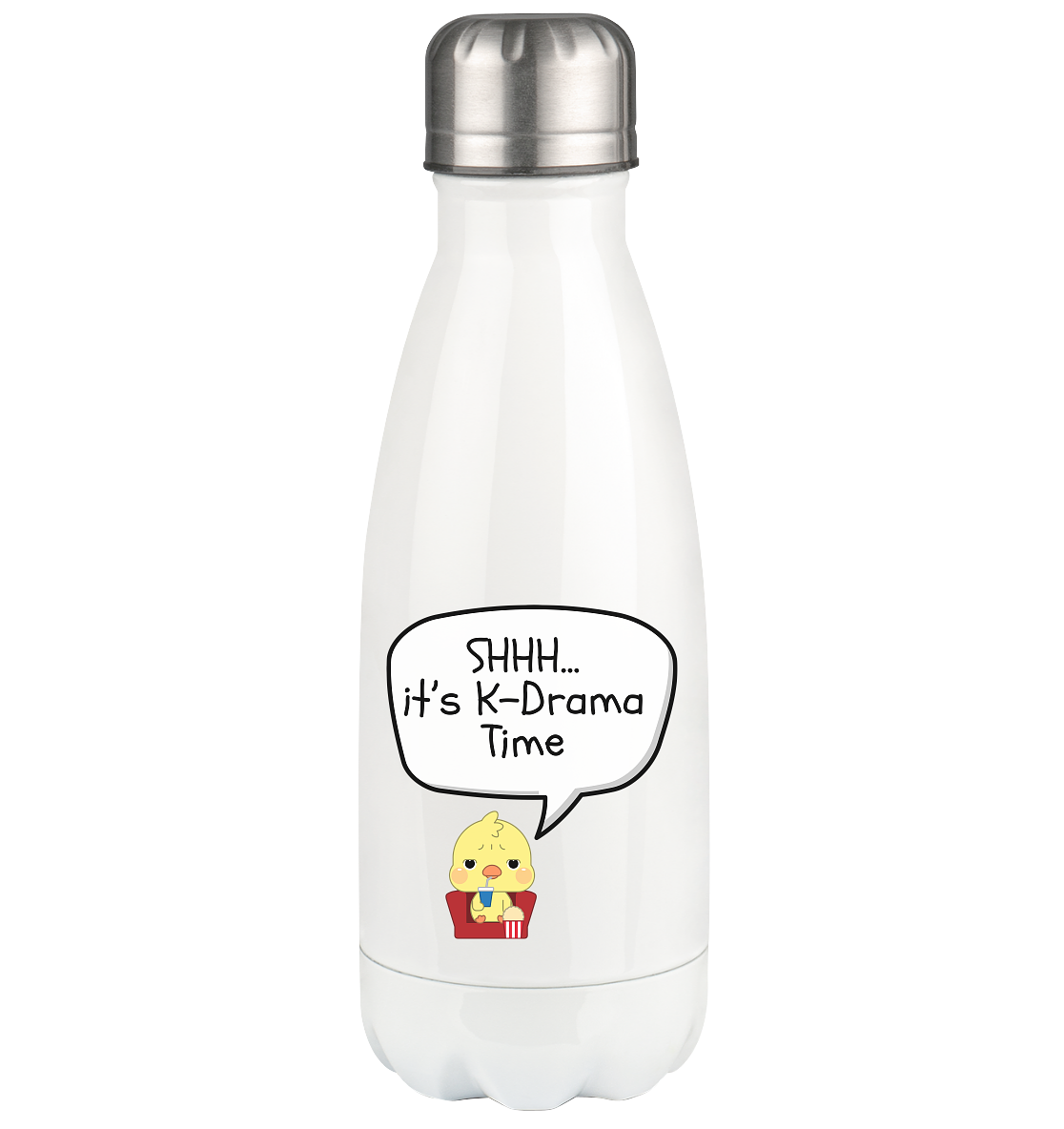 SHHH... IT'S K-DRAMA TIME - Thermoflasche 350ml