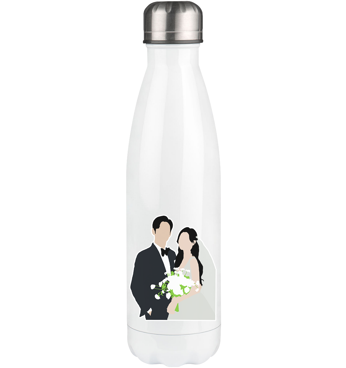 Queen of Tears - Kim Soo-hyun & Kim Ji-won - Baek Hyun-woo & Hong Hae-in - 2 - Thermoflasche 500ml