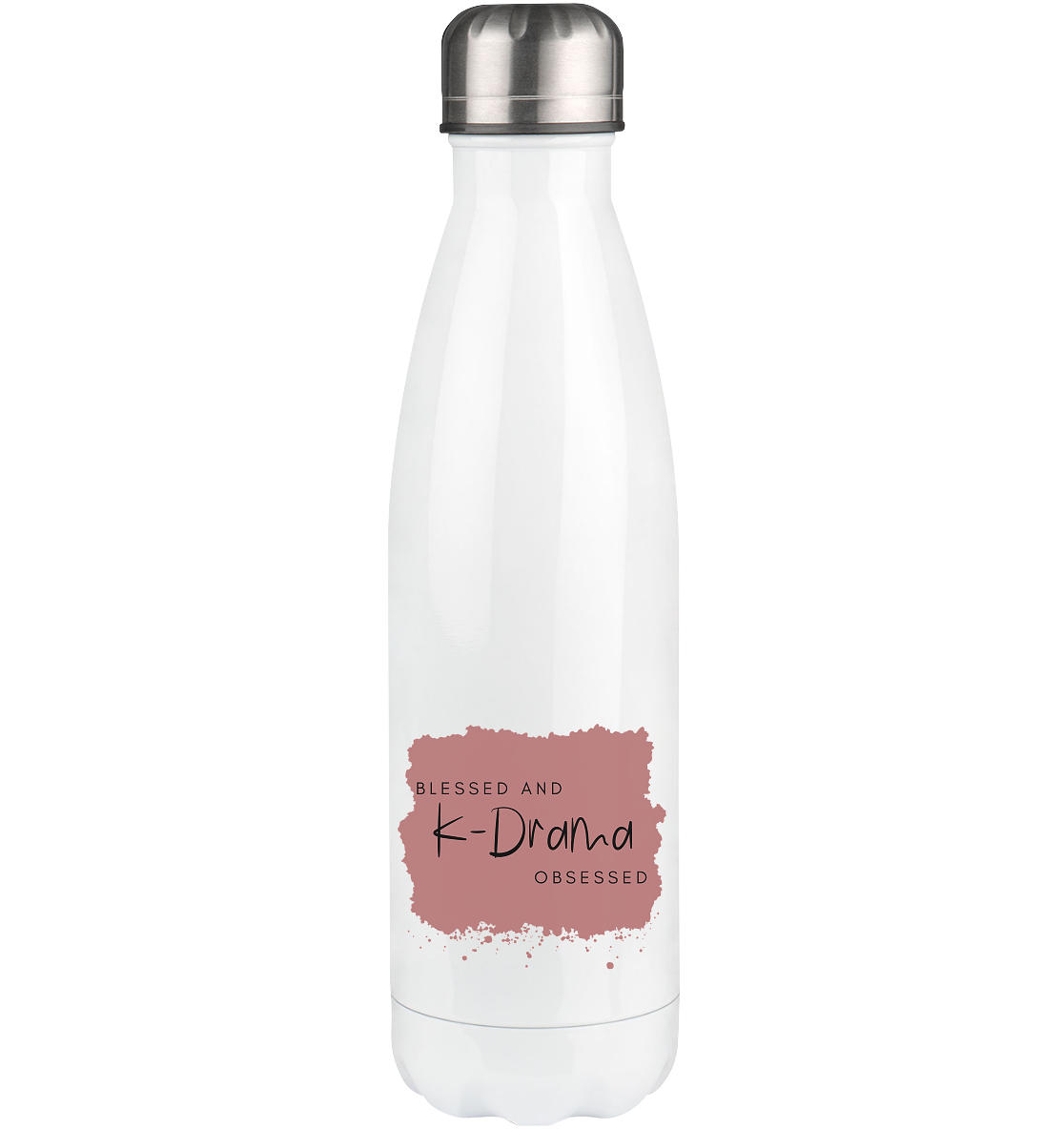 BLESSED AND K-DRAMA OBSESSED - Thermoflasche 500ml