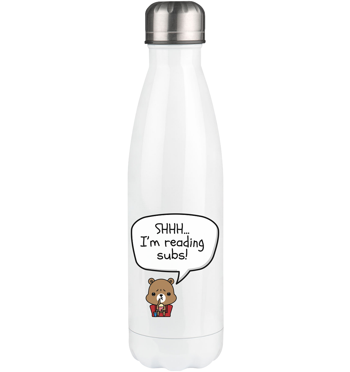 SHHH.. I'M READING SUBS! - Thermoflasche 500ml