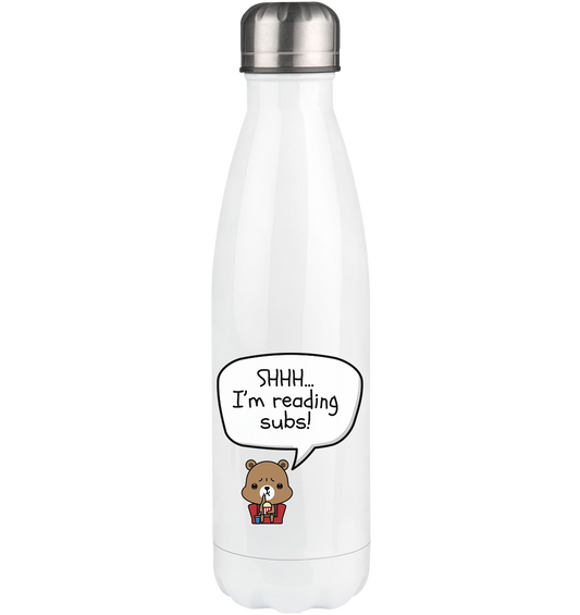 SHHH.. I'M READING SUBS! - Thermoflasche 500ml