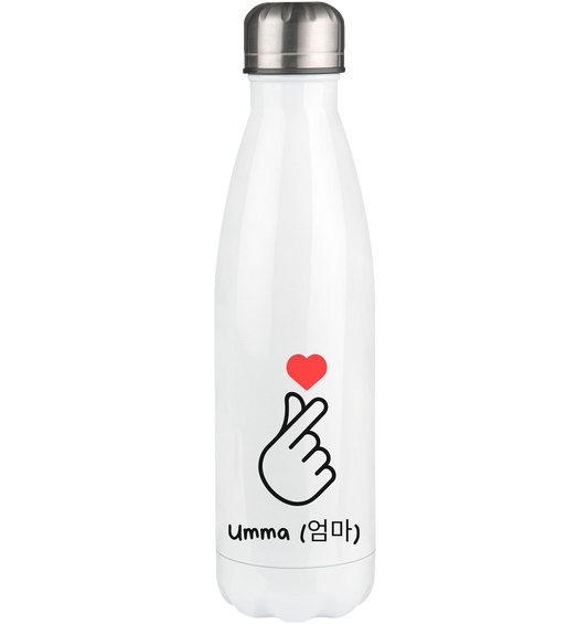 UMMA + FINGERHERZ - BEIDSEITIG - Thermoflasche 500ml